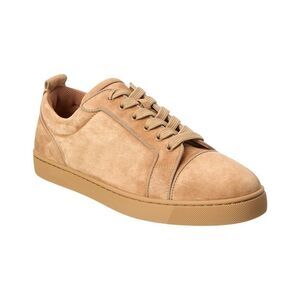 Christian Louboutin Louis Junior Suede Sneaker, Brown